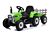 Elektrisk traktor for barn gummihjul 12v fjernkontroll
