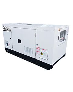 POWER MATE 30 KVA L3 DIESEL AGGREGAT INNKAPSLET 230V 3 FASE