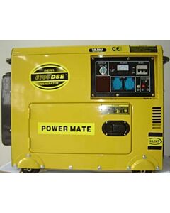 Power Mate 6700 strømaggregat diesel enfase 