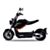 Miku Max el moped 45 km/h Bosch registrerbar sort