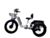 Polar Ultra elektrisk trehjulssykkel fatbike 500W 48V 15AH ryggstøtte